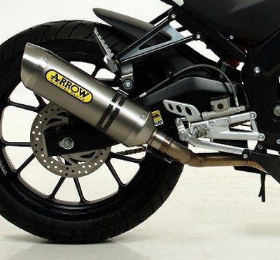 Escape Aluminio Arrow Thunder Derbi GPR125 4T 4V 10 15 OC Nilmoto